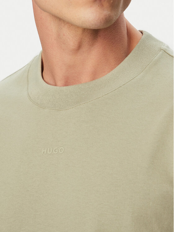 HUGO HUGO Тишърт Dapolino 50488330 Светлозелен Regular Fit