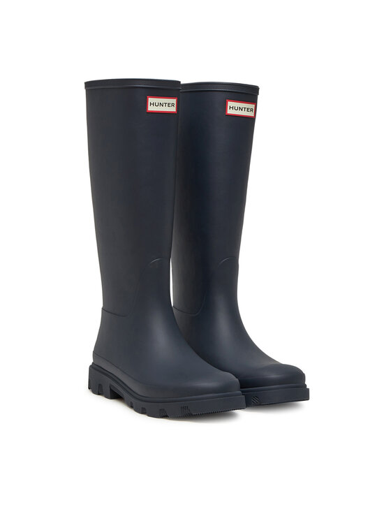 Hunter Hunter Kalosze Downpour Tall Wellington HFRW0001251 Granatowy