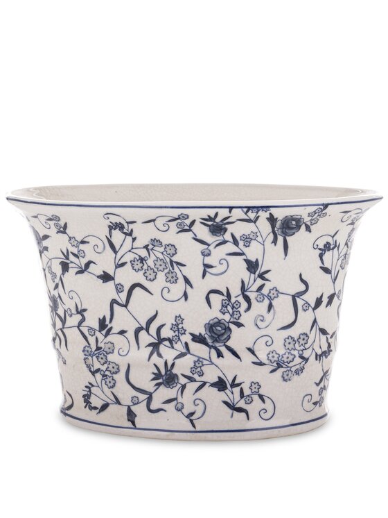 MIAhome MIAhome Kwietnik Osłonka porcelanowa GHARA-VII Biały