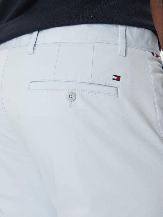 Tommy Hilfiger Tommy Hilfiger Pantaloni chino Deton MW0MW37873 Albastru celest Slim Fit