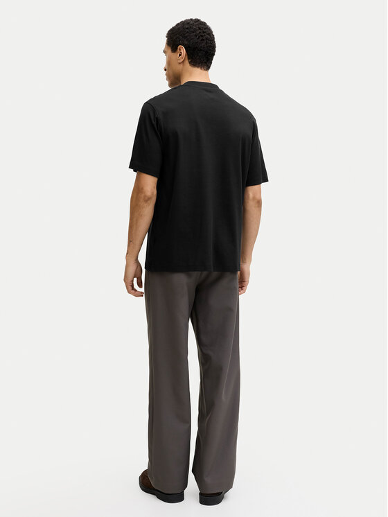 Jack & Jones Jack & Jones Tricou Owen 12292397 Negru Relaxed Fit