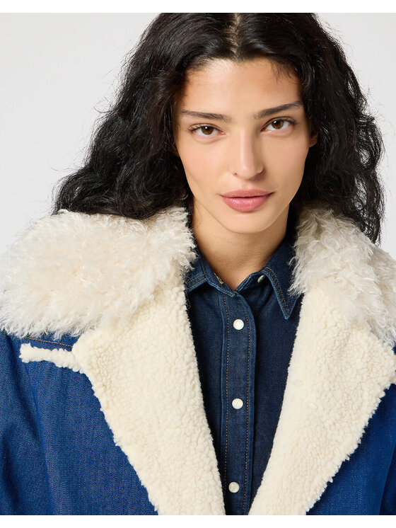 Wrangler Wrangler Giacca da donna WRANGE COAT Blu Loose Fit