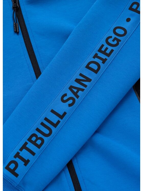 PITBULL PITBULL Bluza TAPE EXPLORY Niebieski Regular Fit
