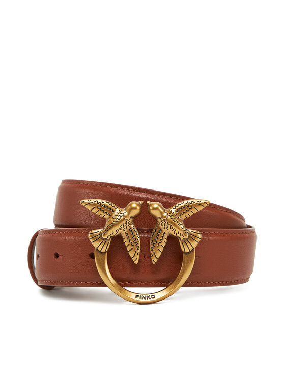 PINKO PINKO Дамски колан LOVE BERRY H3 100125 A0F1 Кафяв