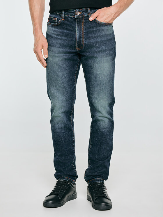 BIG STAR BIG STAR Jeansy HARPER Granatowy Tapered Fit