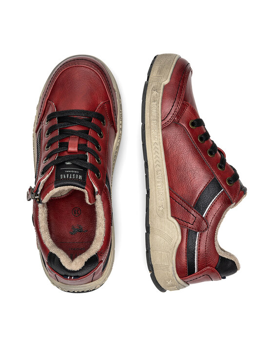 Chaussure mustang rouge deals
