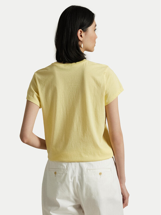 Polo Ralph Lauren Polo Ralph Lauren T-särk 211898698033 Kollane Straight Fit