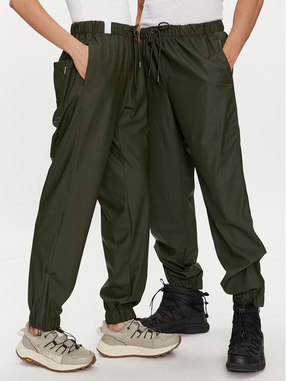 Rains Hlače za kišu Rain Pants Regular W3 18560 Zelena Regular Fit