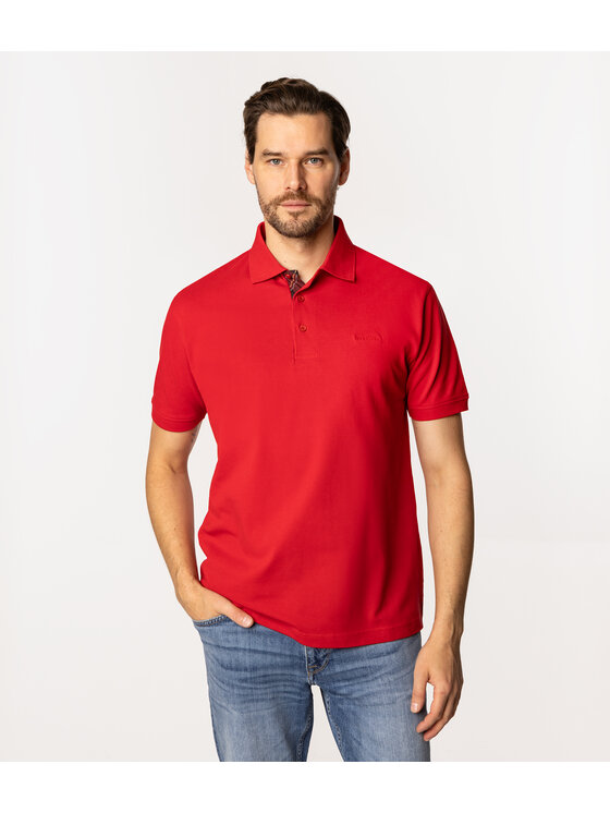 Lee Cooper Lee Cooper Polo TRACY 5006 Czerwony Regular Fit