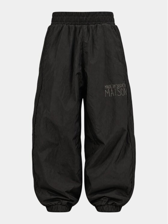 MADE BY SOCIETY MADE BY SOCIETY Spodnie materiałowe VOID - P37777 Czarny Basic Fit