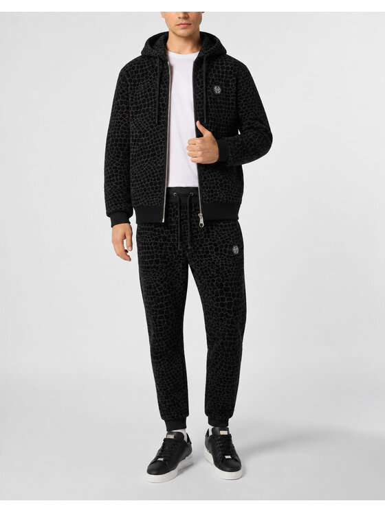 PHILIPP PLEIN PHILIPP PLEIN Joggery 32063 Czarny Jogger Fit
