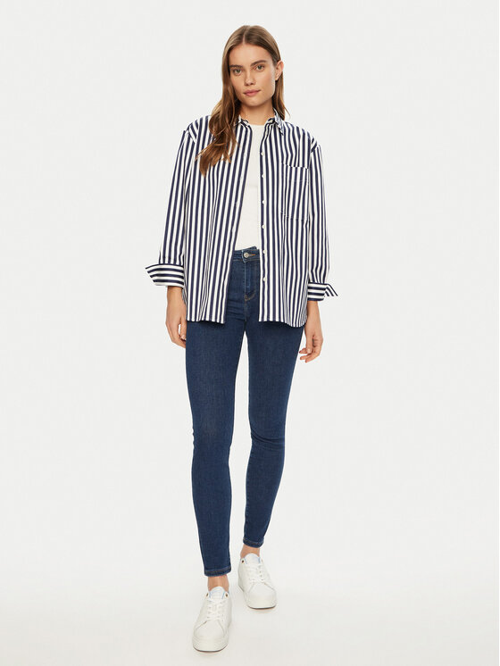 Tommy Hilfiger Tommy Hilfiger Jeansy Como WW0WW43727 Tmavomodrá Skinny Fit