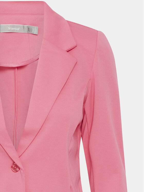 Fransa Fransa Sakko 20605896 Rosa Regular Fit
