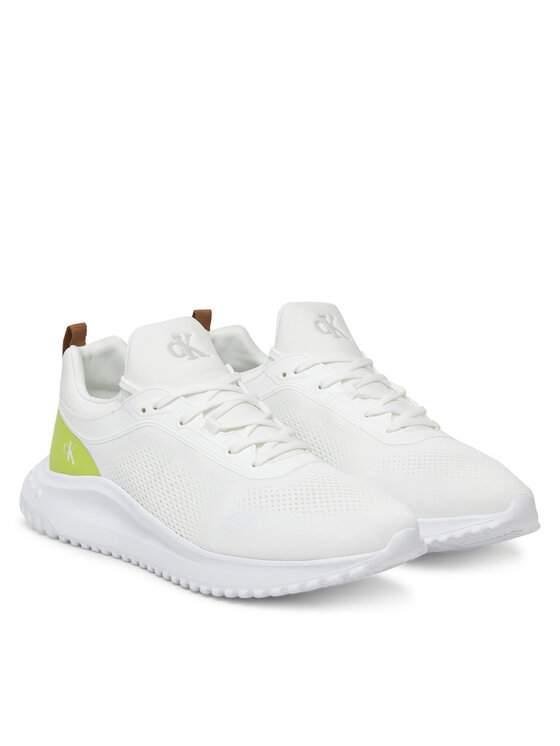 Calvin Klein Jeans Calvin Klein Jeans Sneakersy Eva Runner Tech Knit YM0YM01293 Bílá