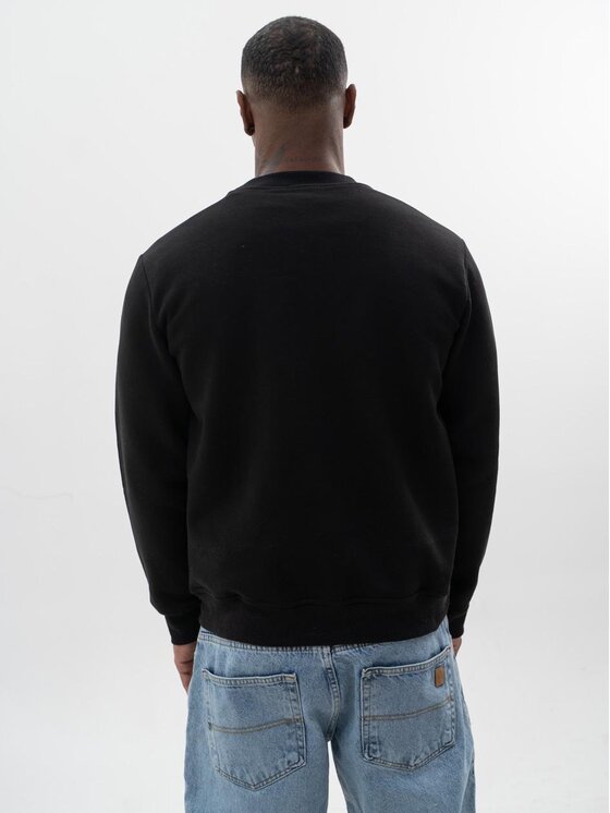 Jigga Wear Jigga Wear Bluza Crewneck klasyczny 3D XXL Czarny Regular Fit
