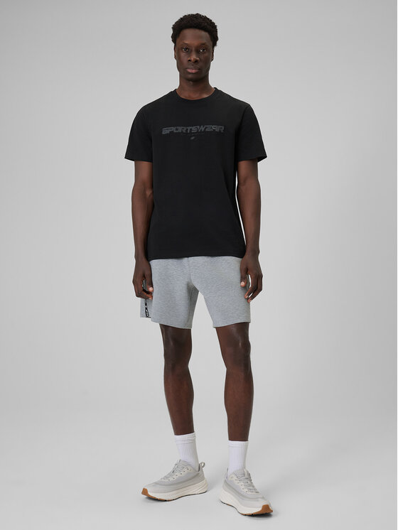 4F 4F T-Shirt BRAND CODE Czarny Regular Fit