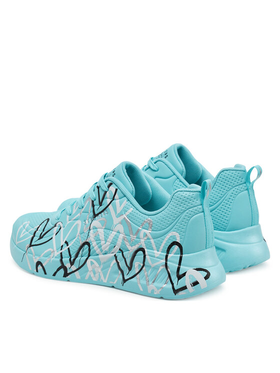 Skechers Skechers Снікерcи Uno Lite - Heart of Hearts 177977/TURQ Бірюзовий
