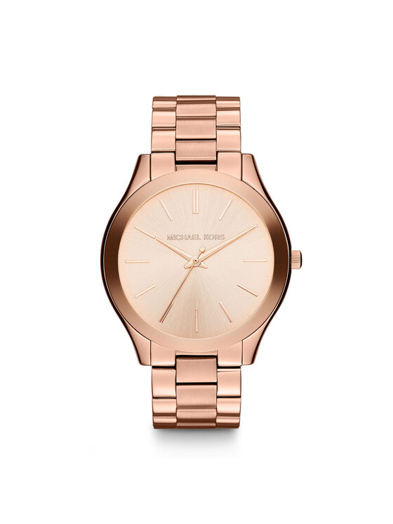 michael kors slim runway rose gold