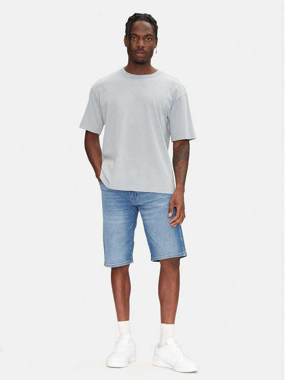 Wrangler Wrangler Szorty jeansowe Colton 112362488 Niebieski Regular Fit