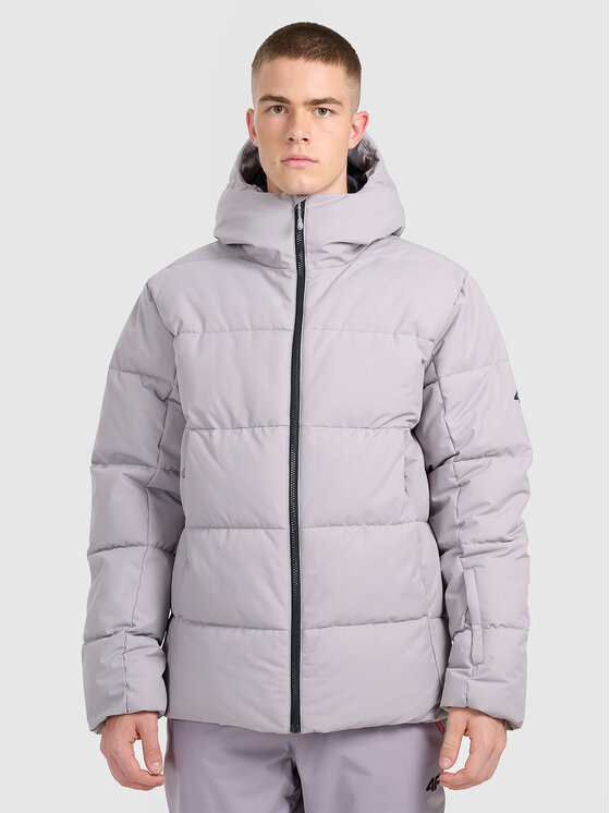 4F 4F Kurtka narciarska SKIWEAR Szary Regular Fit