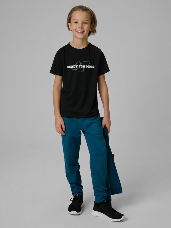 4F 4F T-shirt 4FJRSS26TFTSM2391-20S Nero Regular Fit