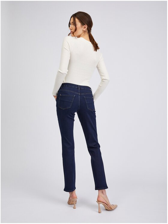 Orsay Orsay Jeansy 312176550000__40 Niebieski Straight Fit