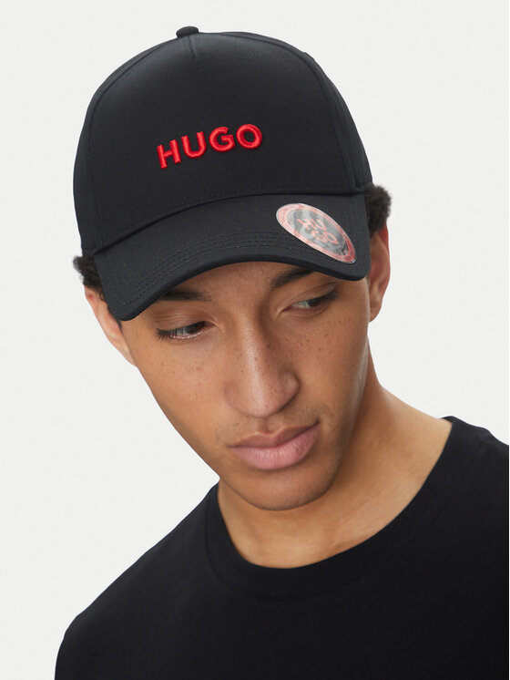HUGO HUGO Kepurė su snapeliu Jude 50533410 Juoda