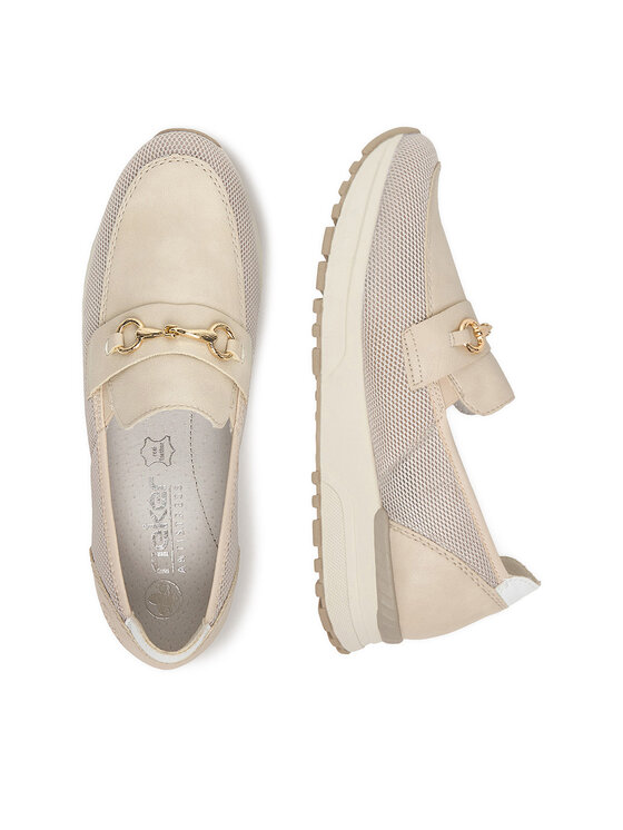 Rieker Rieker Halbschuhe N7455-60 Beige
