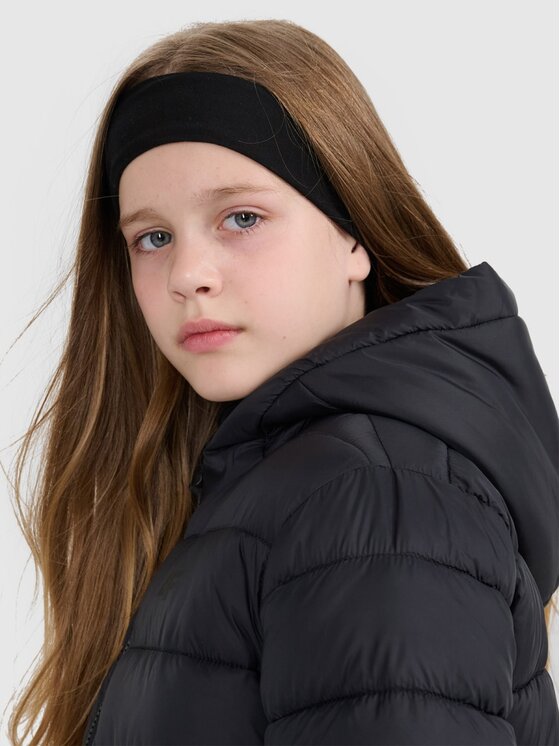 4F 4F Kurtka puchowa 4FJRAW25TDJAU0804-20S Czarny Regular Fit