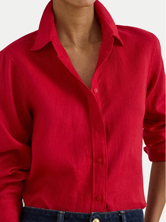 LAUREN RALPH LAUREN LAUREN RALPH LAUREN Koszula 200782777073 Czerwony Relaxed Fit