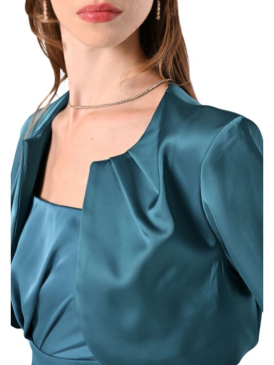 Rinascimento Rinascimento Μπολερό Coprispalle corto Πράσινο Regular Fit