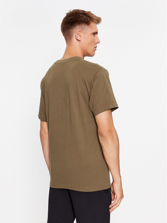 New Balance New Balance Majica Essentials Stacked Logo Cotton Jersey Short Sleeve T-shirt MT31541 Rjava Regular Fit