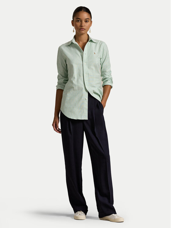 Polo Ralph Lauren Polo Ralph Lauren Košeľa 211941508007 Zelená Slim Fit