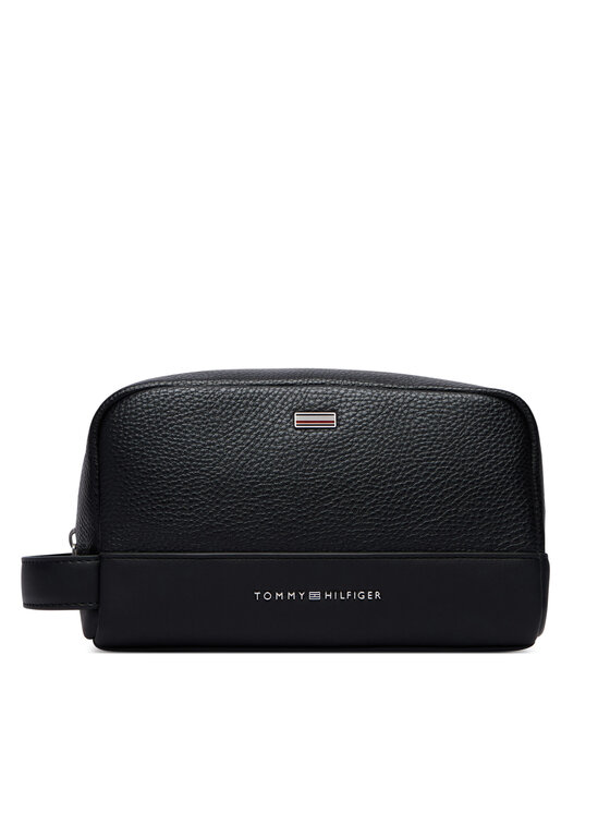Tommy Hilfiger Geantă pentru cosmetice Th Central Washbag AM0AM14485 Negru