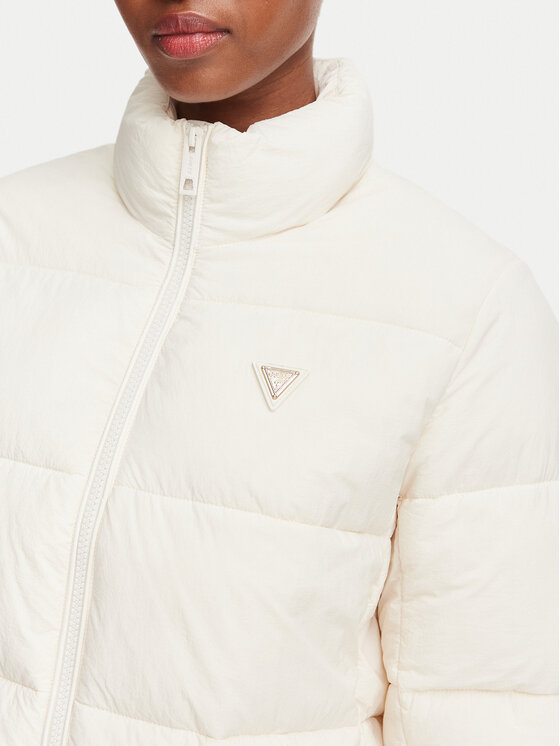 Guess Guess Kurtka zimowa V4YL03 WFUD0 Kremowy Regular Fit
