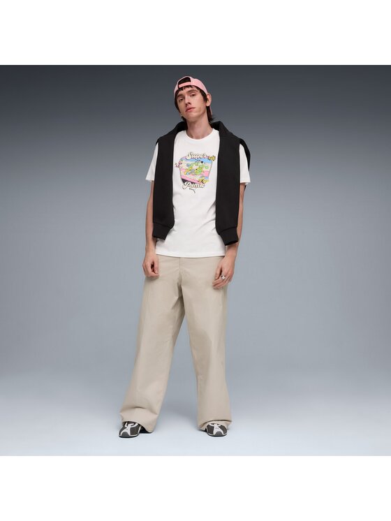 Puma Puma T-Shirt 634433 Biały Regular Fit