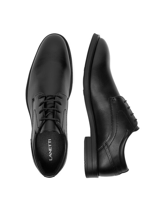 Lanetti Lanetti Halbschuhe CEO-M33606-5 Schwarz