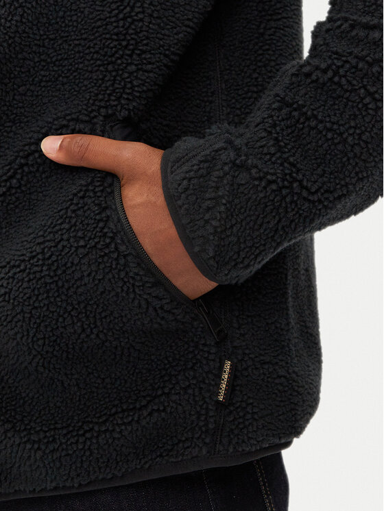 Napapijri Napapijri Felpa di pile T-Tynik NP0A4IA8 Nero Regular Fit