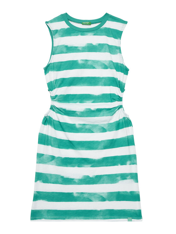 United Colors Of Benetton United Colors Of Benetton Nyári ruha 3SL3CV013 Zöld Regular Fit