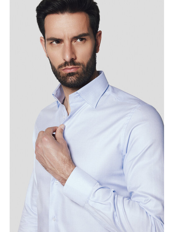Lancerto Lancerto Koszula Zaira KO051124000042 Niebieski Slim Fit