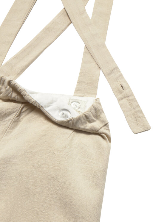 Mayoral Mayoral Komplet koszula i szorty materiałowe 1226 Beżowy Regular Fit