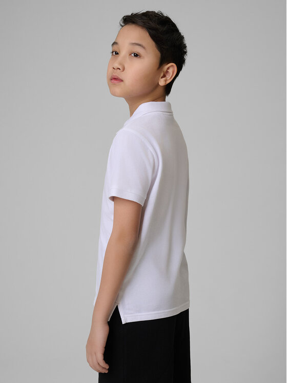 4F 4F Polo BASIC+ Biały Regular Fit
