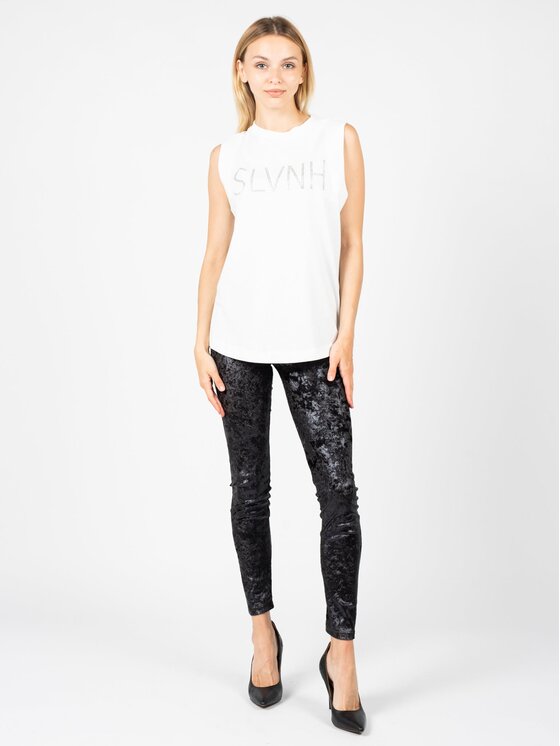 Silvian Heach Silvian Heach T-Shirt PGP22127TS Λευκό Oversize