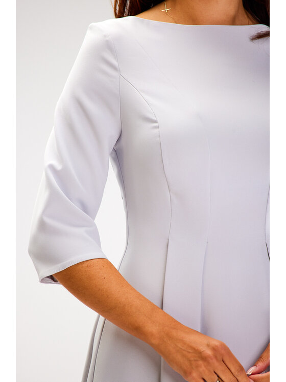 Awama Awama Abito da cocktail A620 Grigio Basic Fit