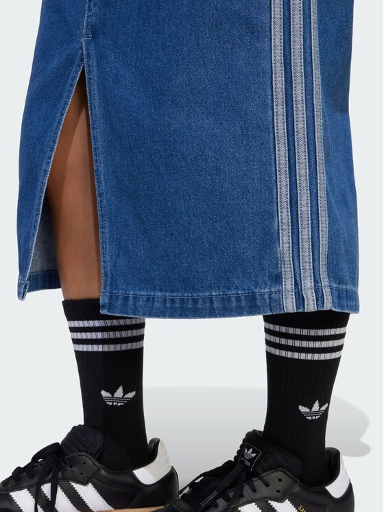 adidas adidas Spódnica jeansowa 142611 Błękitny Regular Fit