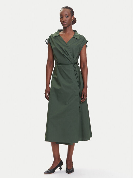 Marella Marella Vestito da giorno Rivera 2513221052 Verde Relaxed Fit