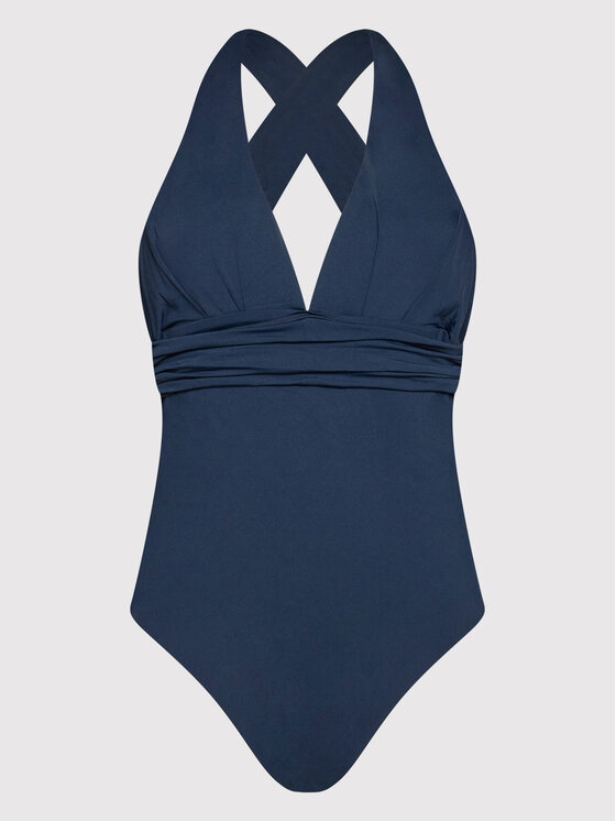 Seafolly Seafolly Bikiny S.Collective Cross Back 10950-942 Tmavomodrá