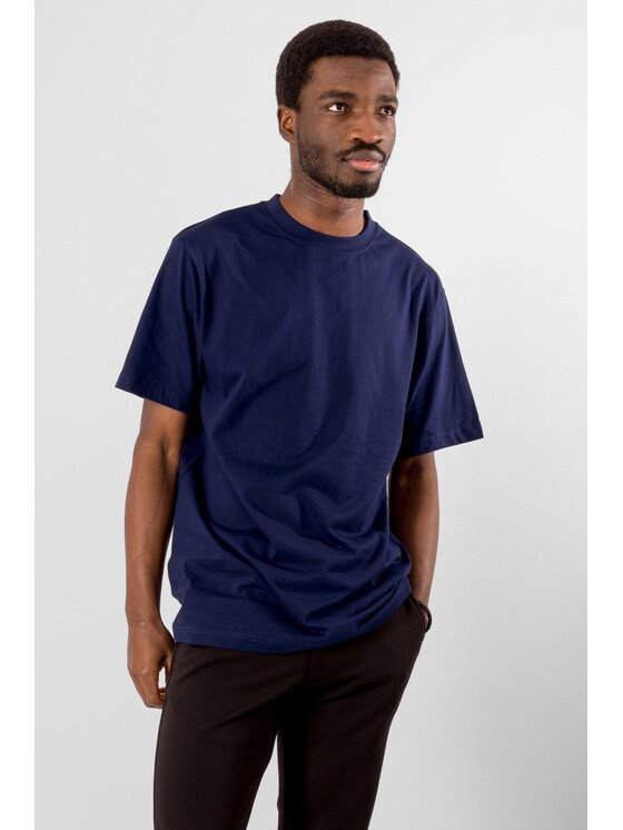 TeeShoppen TeeShoppen T-Shirt 'Oversized Collection' Niebieski Oversize