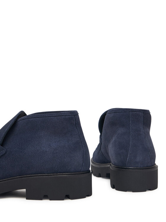 Tommy Hilfiger Tommy Hilfiger Botine Th Enamel Charm Loafer Boot FW0FW09680 Bleumarin