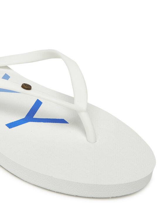 Roxy Roxy Šlepetės per pirštą ARJL100876 Balta